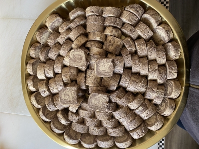 Kakaolu Tahinli Rulo Helva El Yapımı 0.5 kg